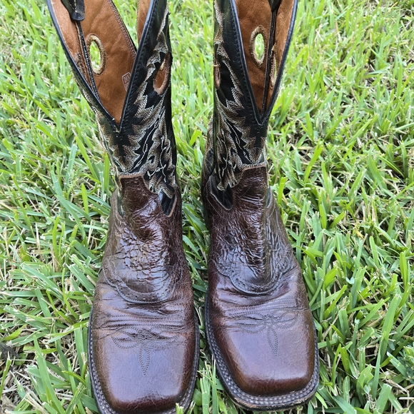 Dan Post Tan Leather Cowboy Boots main image 7